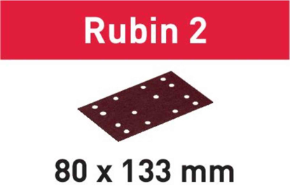 Picture of Grit Abrasives Rubin 2 STF 80X133 P80 RU2/10